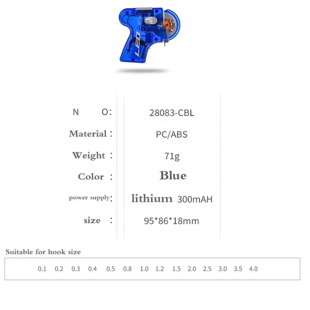 USB Electric Automatic Fishing Hook Tying Device Quick Tiers Tool for Lure Fishing Knot Machine