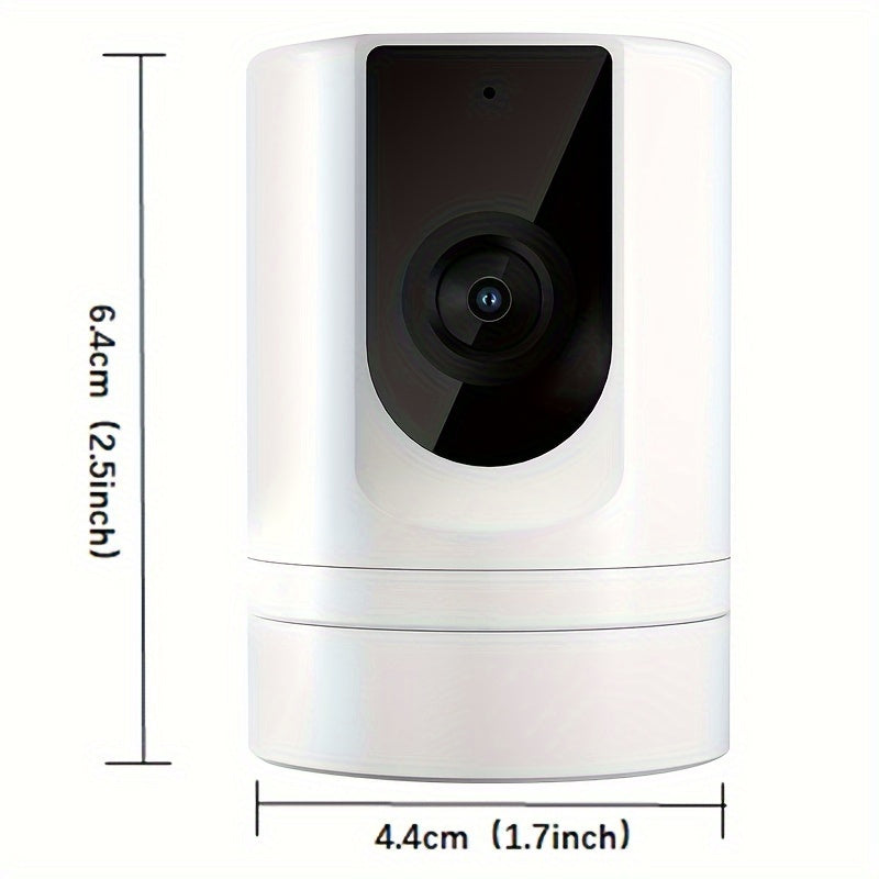 Withpad 1080p Foldable Indoor Pet Camera with APP, 2-Way Audio, Night Vision, Motion Detection, USB Powered, Easy Installation for Home Security
