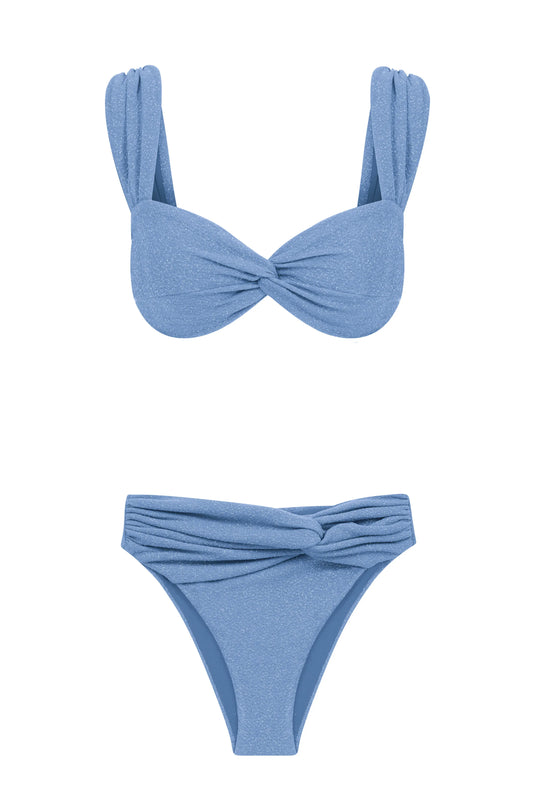 2025 Sexy Orange Bikini Set with Knot Straps Perfect for Summer Beachwear Pool Parties Special Occasions Stand Out This Summer