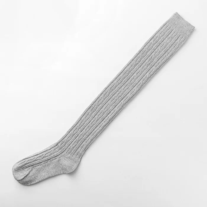 1 Pair of Cozy Thermal Over the Knee Knit Socks for Women Warm and Stylish Winter Socks with Thickened Material