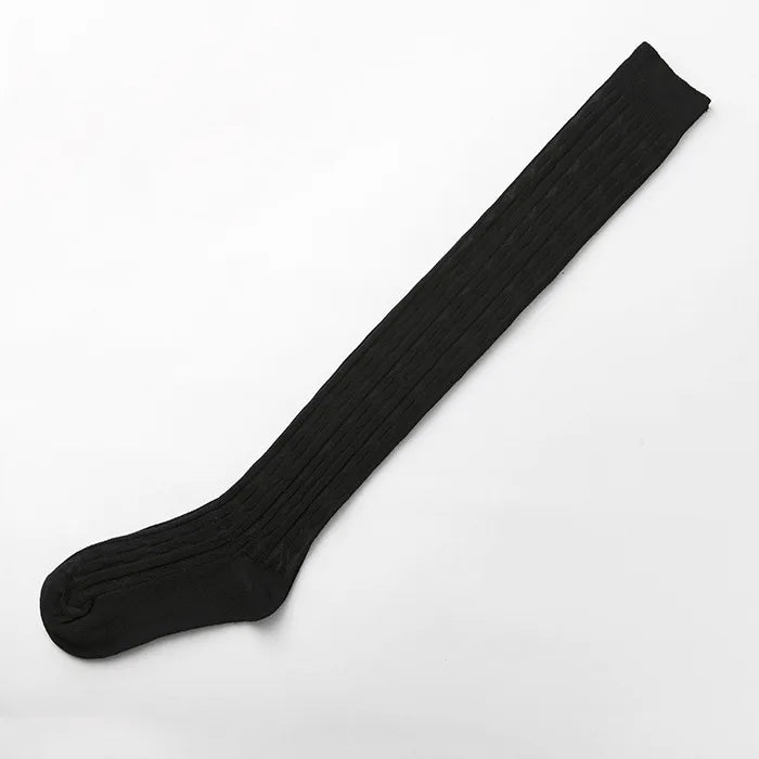 1 Pair of Cozy Thermal Over the Knee Knit Socks for Women Warm and Stylish Winter Socks with Thickened Material