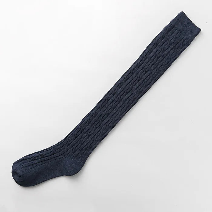 1 Pair of Cozy Thermal Over the Knee Knit Socks for Women Warm and Stylish Winter Socks with Thickened Material