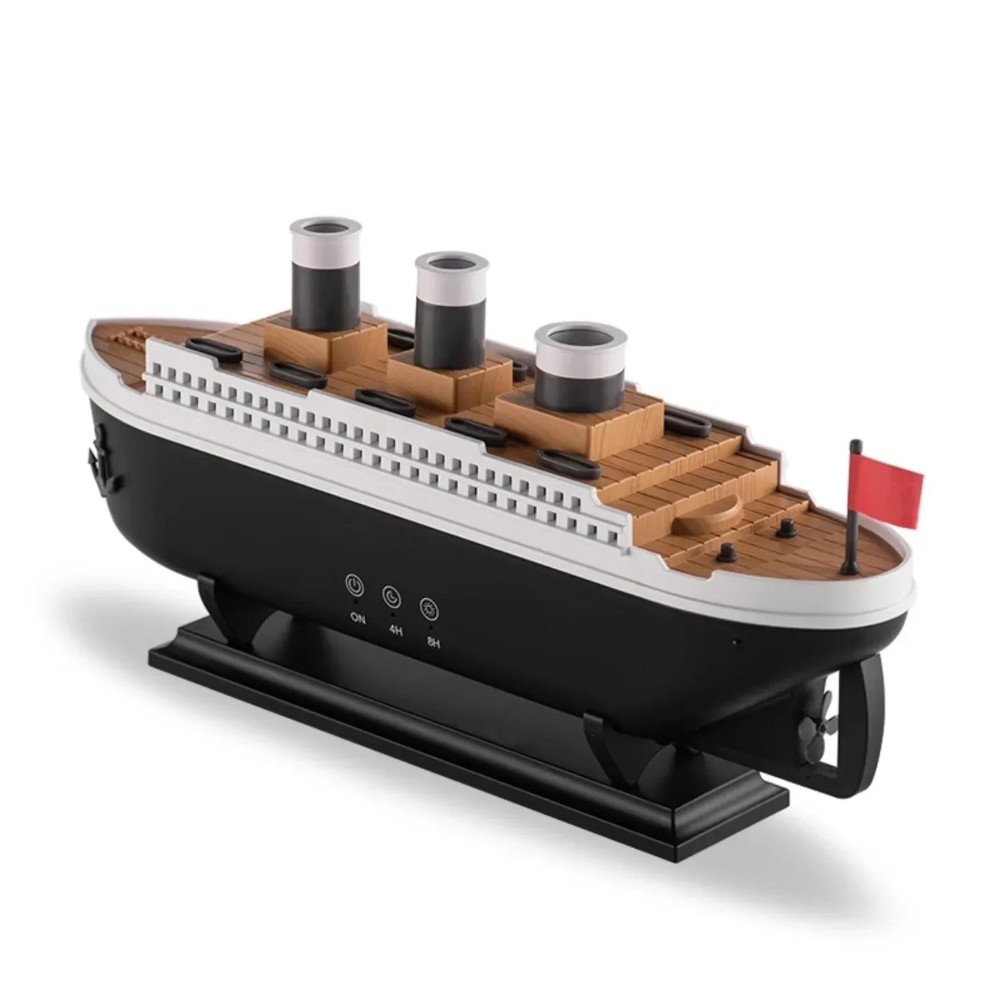 Titanic Ship Model Decoration Air Humidifier 250ml Essential Oil Diffuser Jellyfish Smoke Ring Spray Aroma Diffuser for Home