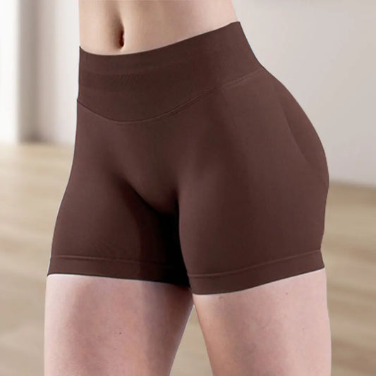 Womens High Waisted Yoga Shorts Butt Lifting Tight Fitness Running Shorts Sports Shorts for Yoga and Athletic